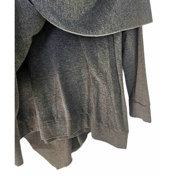 Soft Surroundings Heather Gray Madeline Tunic with Cape Overlay - Picture 5 of 8